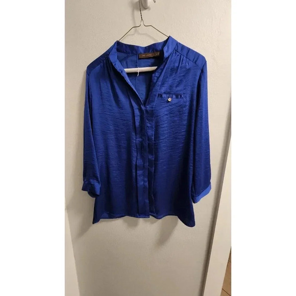 THE LIMITED BLOUSE SIZE SMALL GOLD BUTTON - Picture 2 of 6